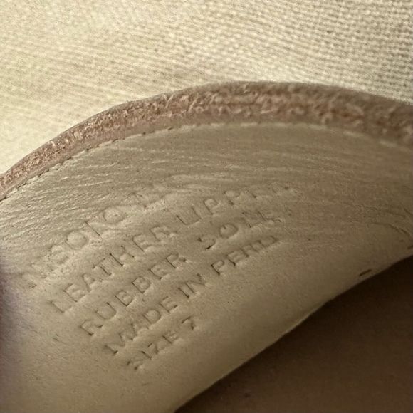 NISOLO Womens Huarache Weaved Leather Sandals in Almond PERU MADE - Picture 9 of 10